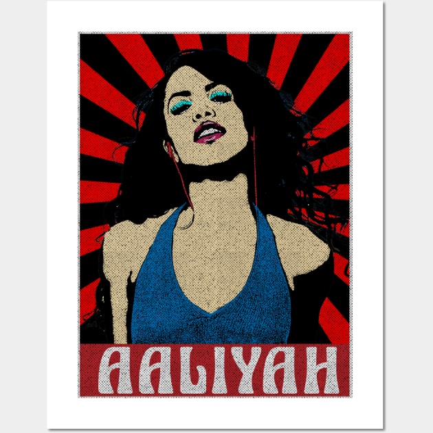 Aaliyah Pop Art Style
